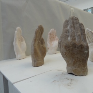 Hands on the Land, Plaster, Clay. 2013
